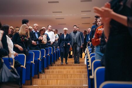 Prihod predsednice države na prireditev